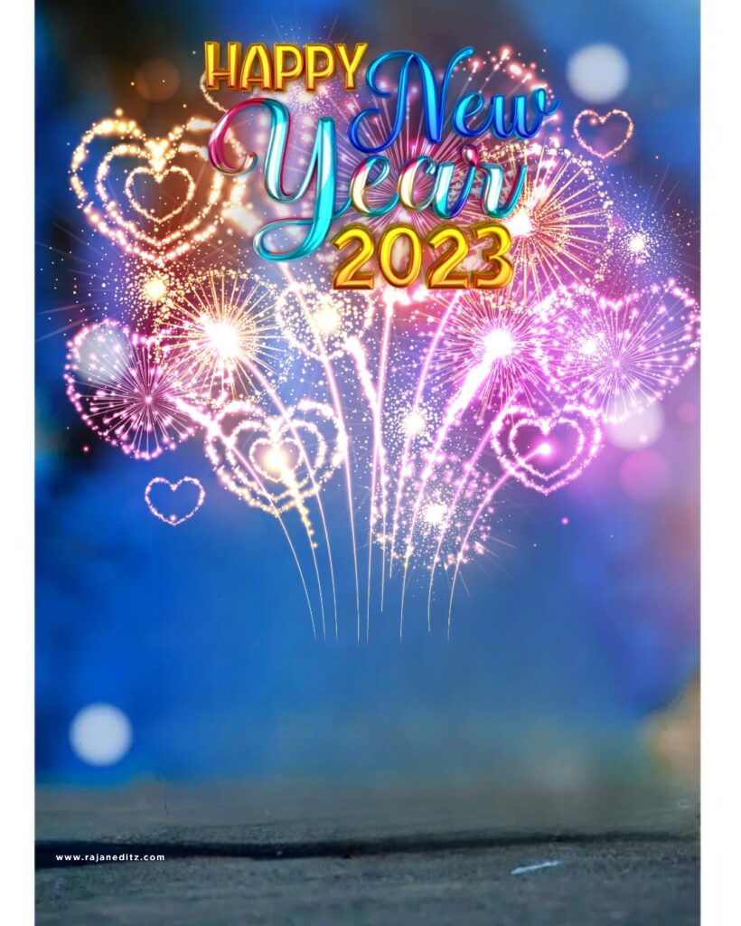 Photoshop Happy New Year Editing Background