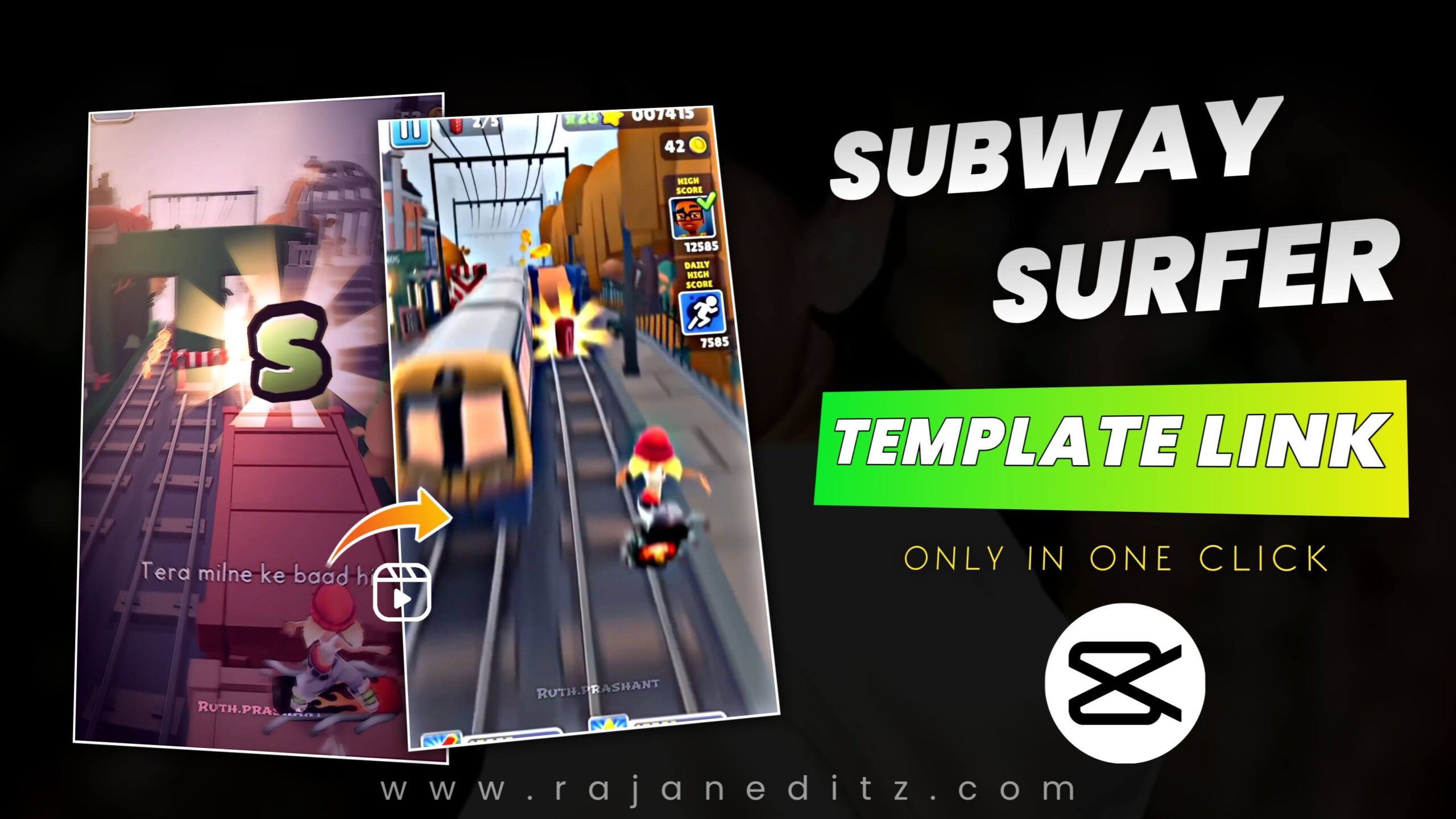 tagbot #subwaysurfers #tutorial #capcut #naag #paravoce #fy #fypシ #fy