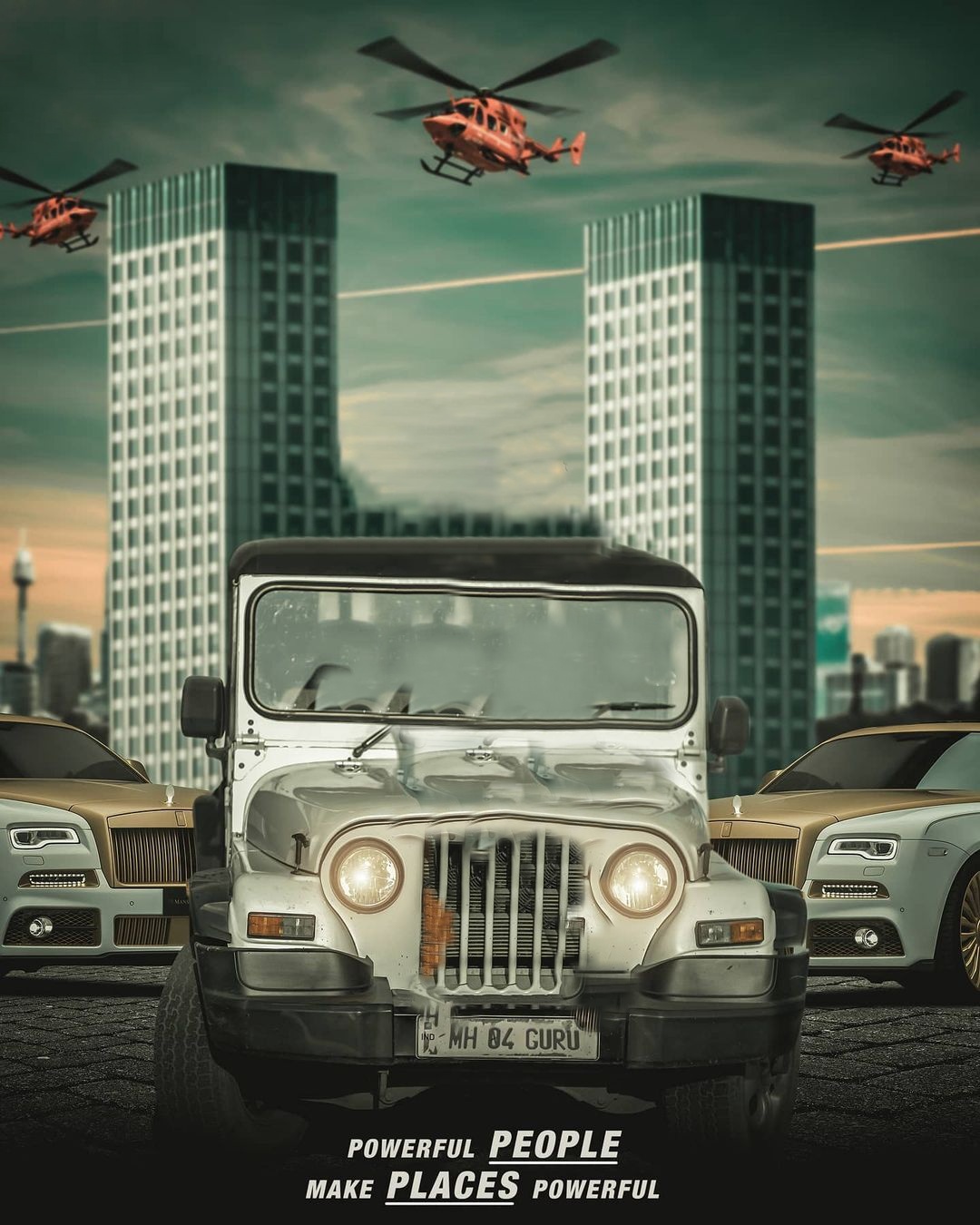 Jeep movie poster background