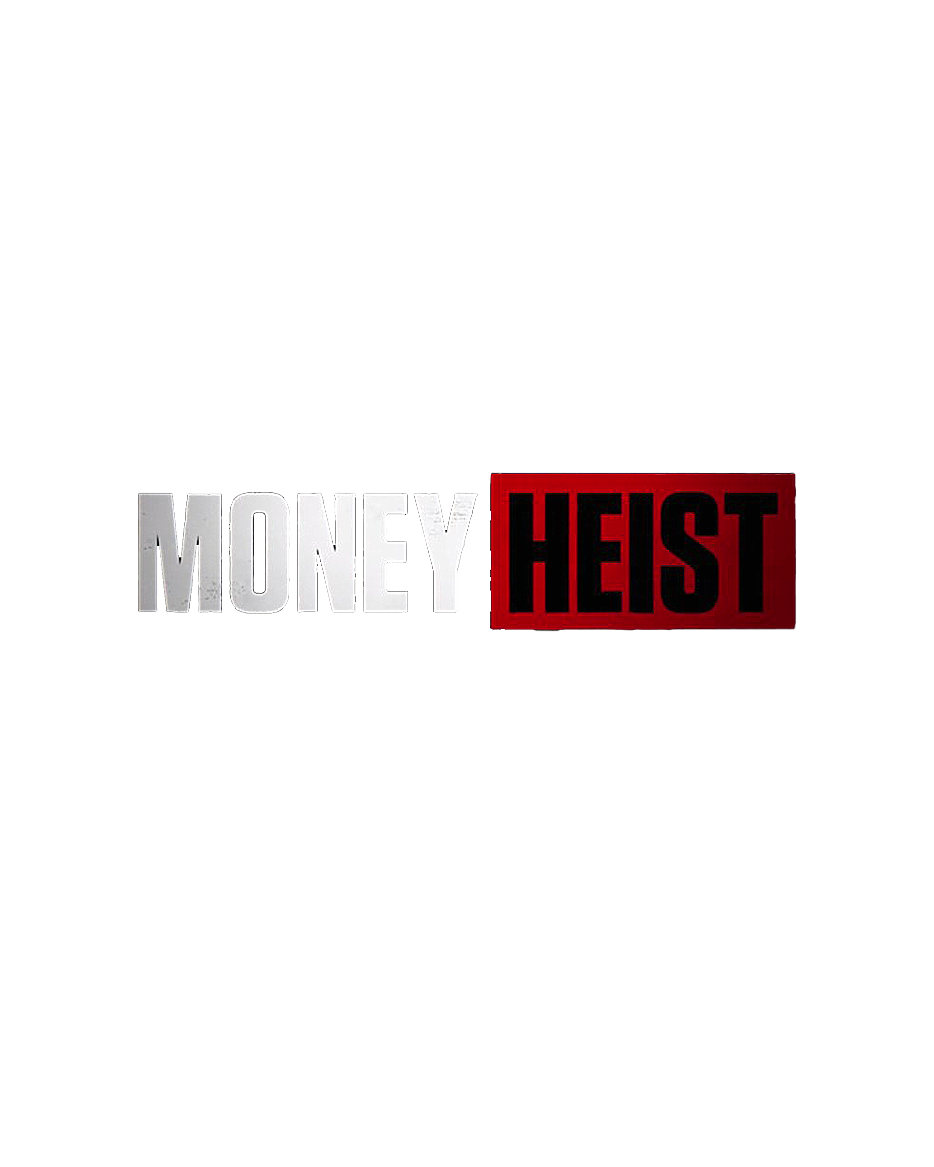 Money heist text png