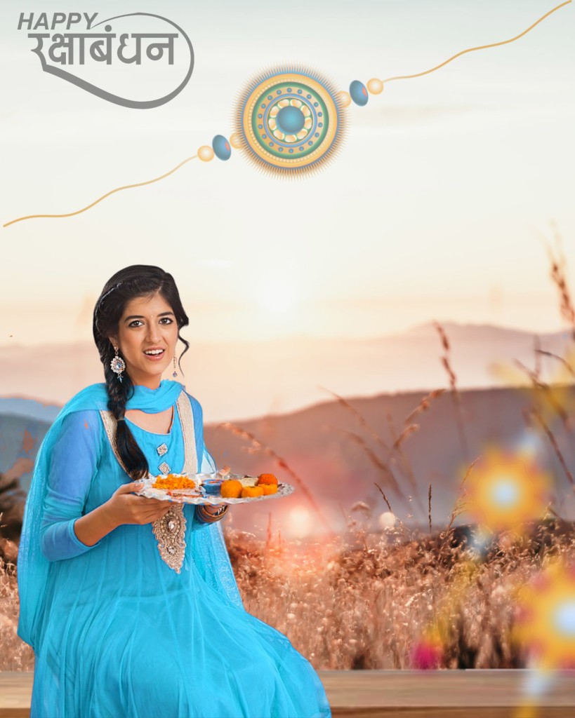 Happy Raksha Bandhan Sister Editing background