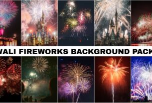 Diwali fireworks background png