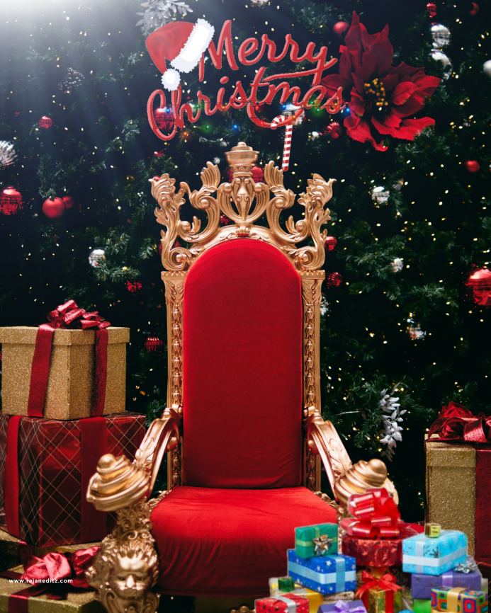 christmas chair backgrounds | Christmas editing background