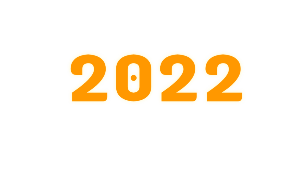 2022 orange text png