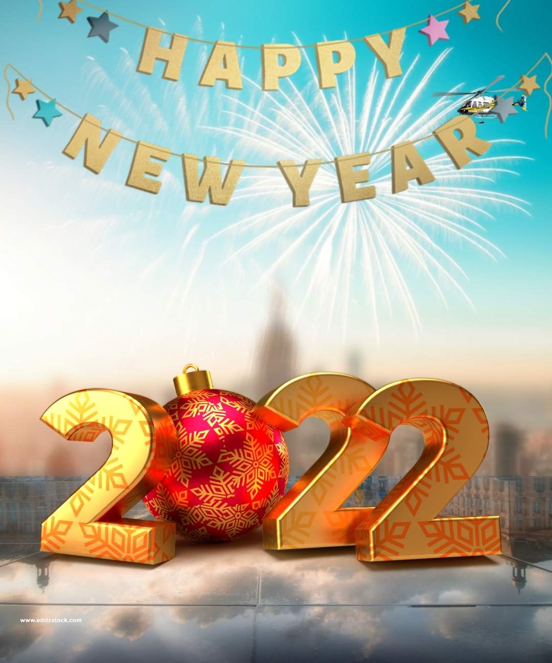 2022 new year 3d backgrounds |2022 happy new year background