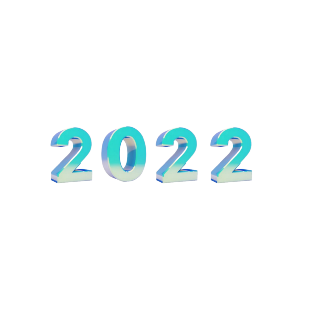 happy new yaer 2022 text png download