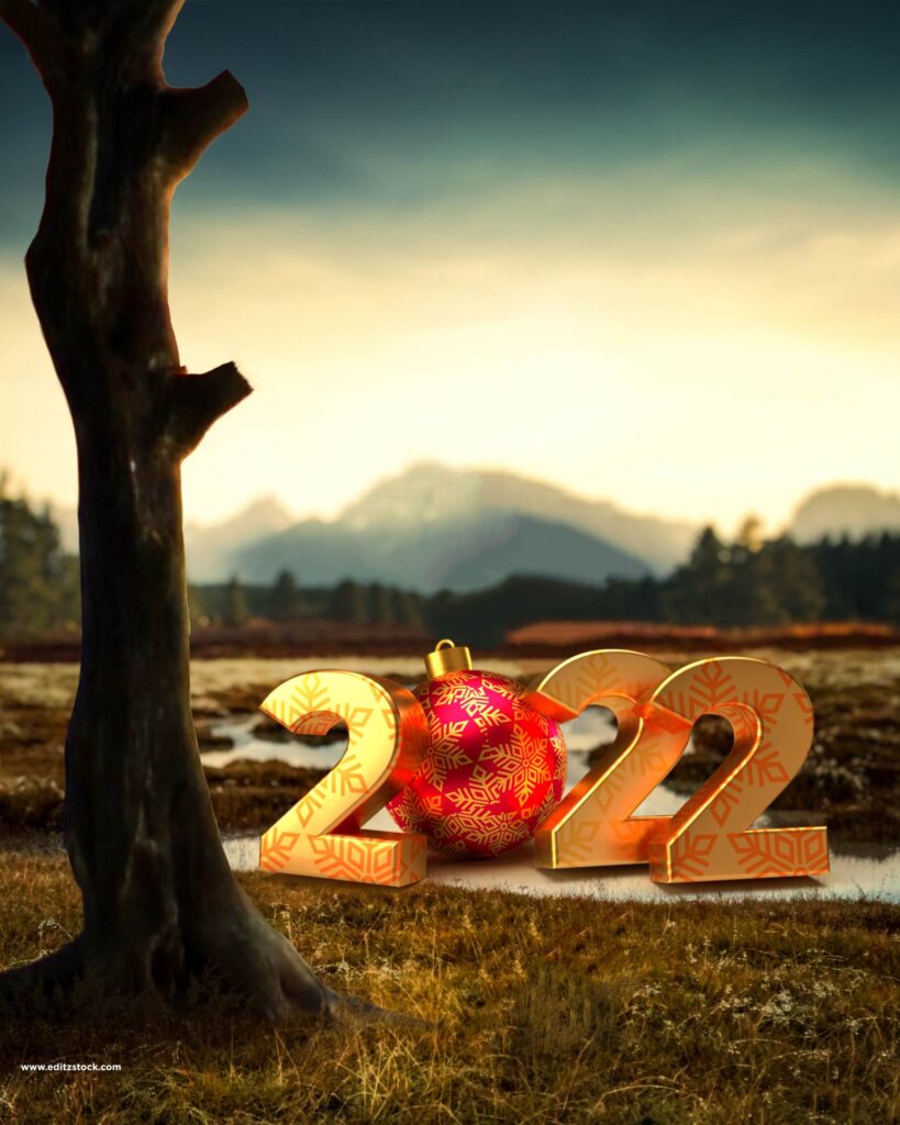 happy new year 2022 manipulation backgrounds