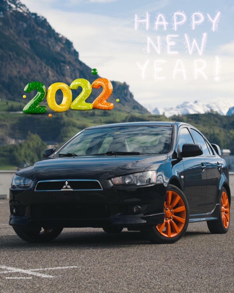 happy new year 2022 car backgrounds