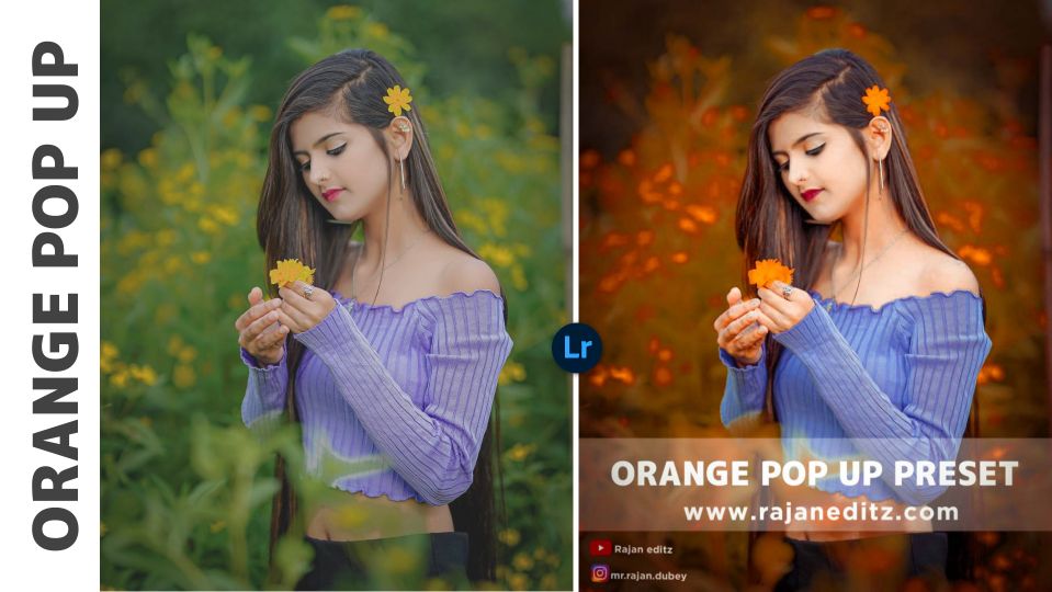 Lightroom pop orange preset