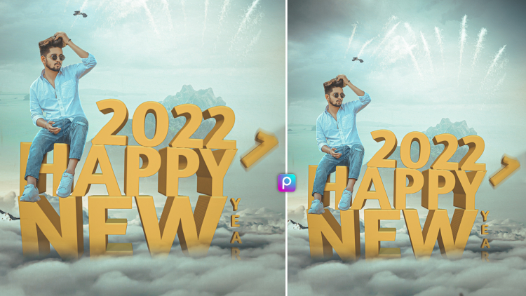 2022 New year background