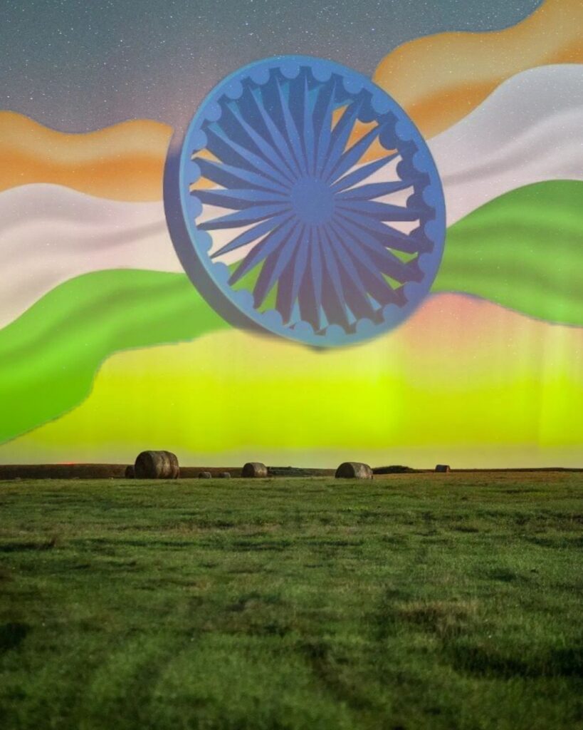 indian fleg editing background