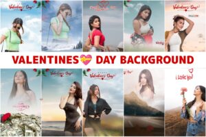 Valentine day editing background | Happy valentine day editing background free