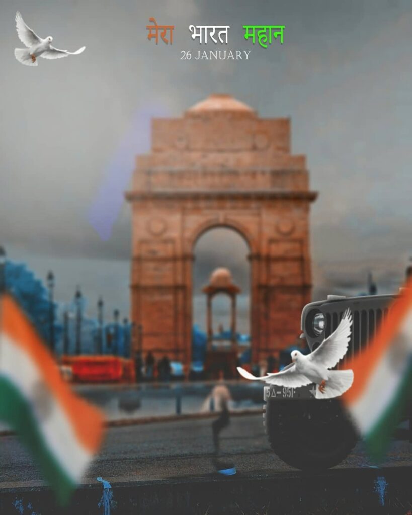 india gate editing background