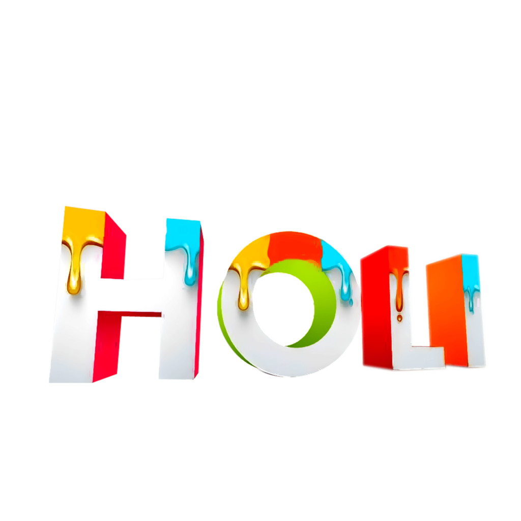 Holi Text Png (14)