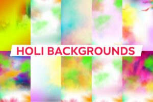 Realistic Holi Backgrounds2