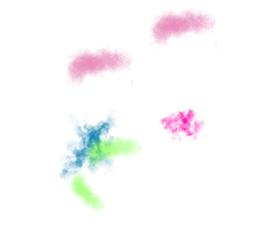 holi face color png
