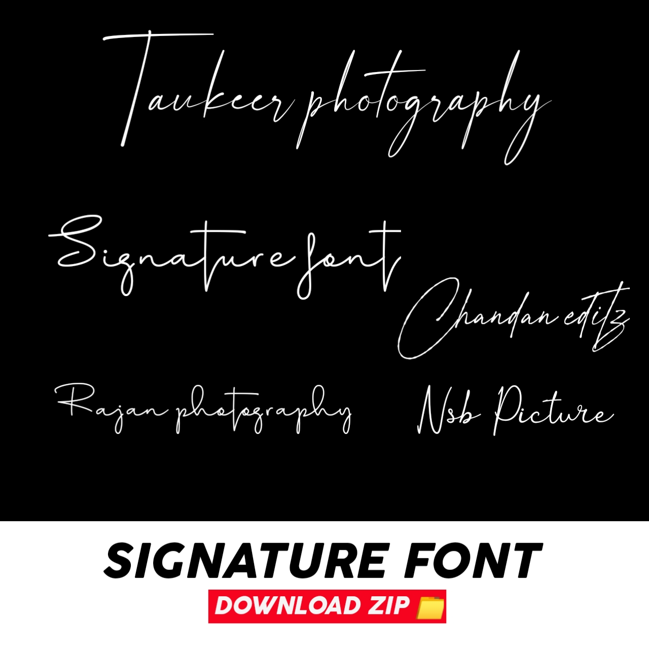 Signature fonts download