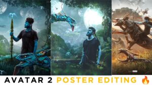 Avatar 2 editing background | Picsart avatar poster editing background download