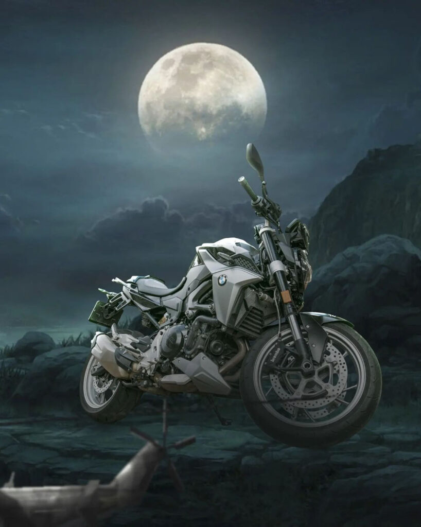 Dark Moon Bike Hd Editing Background