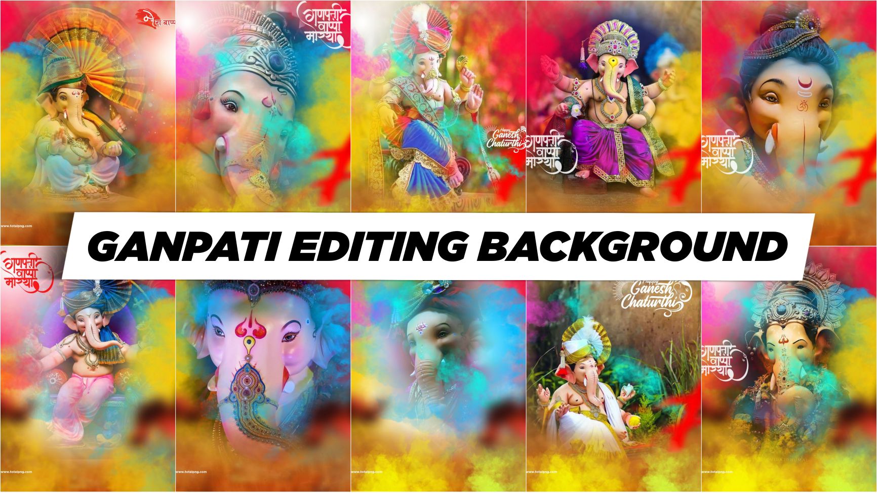 Ganesh Chaturthi Editing Background