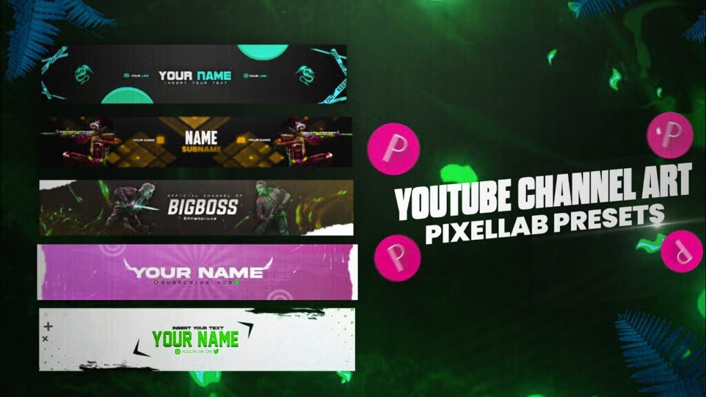 Top 5 Youtube Banner Template Plp File