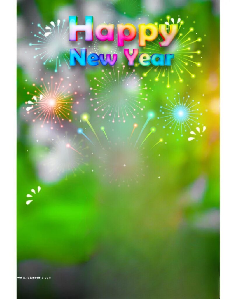 Happy New Year Photo Editing Background