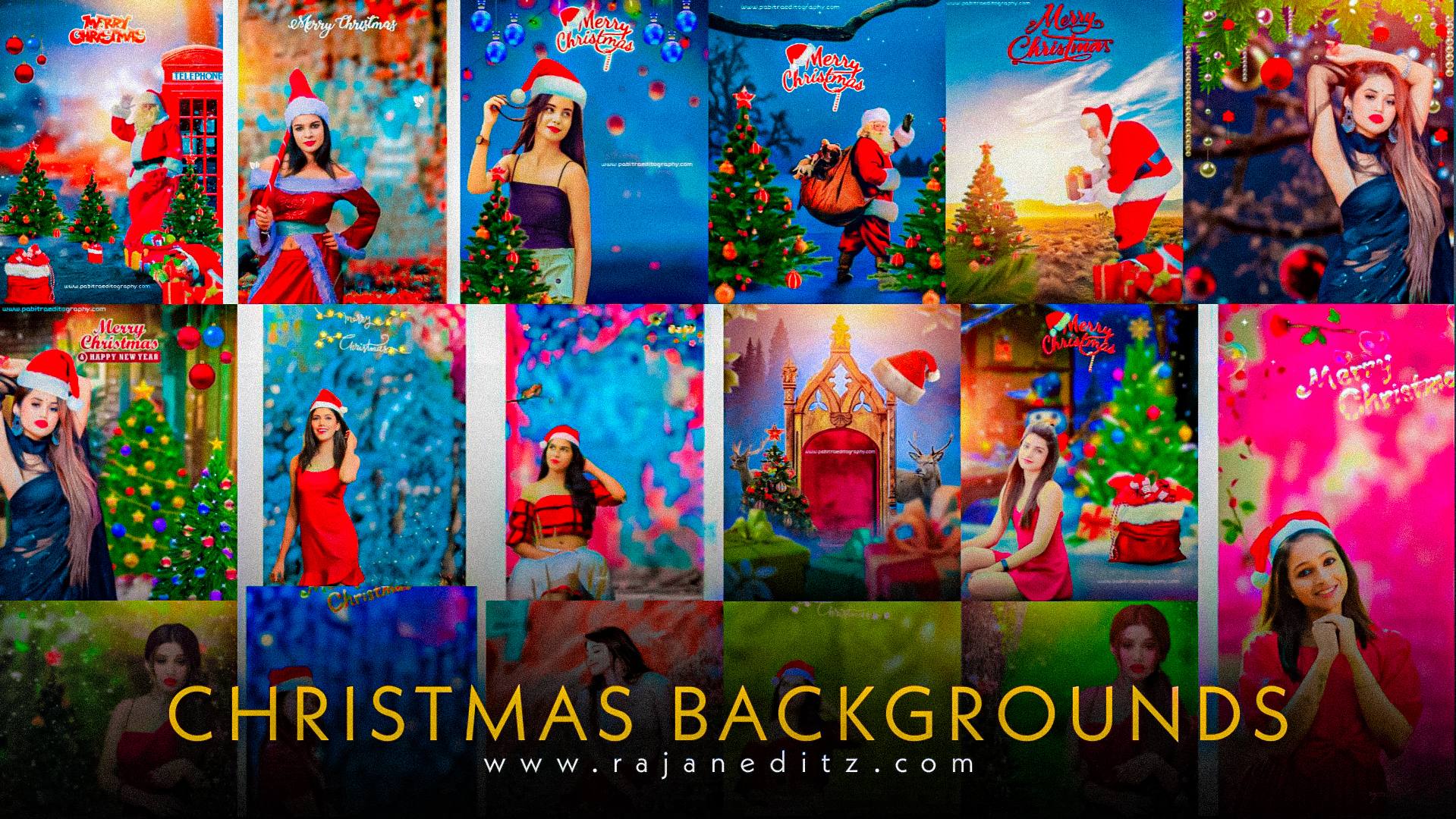 Merry christmas editing background