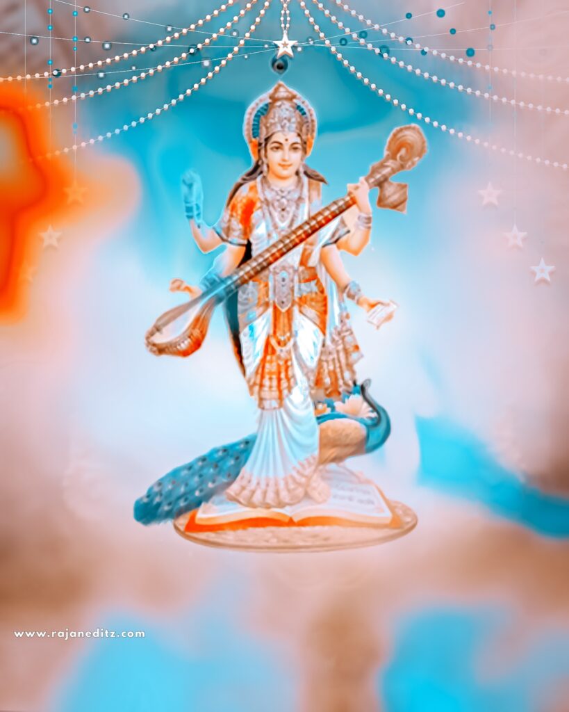 Happy Saraswati Puja Editing Background Hd