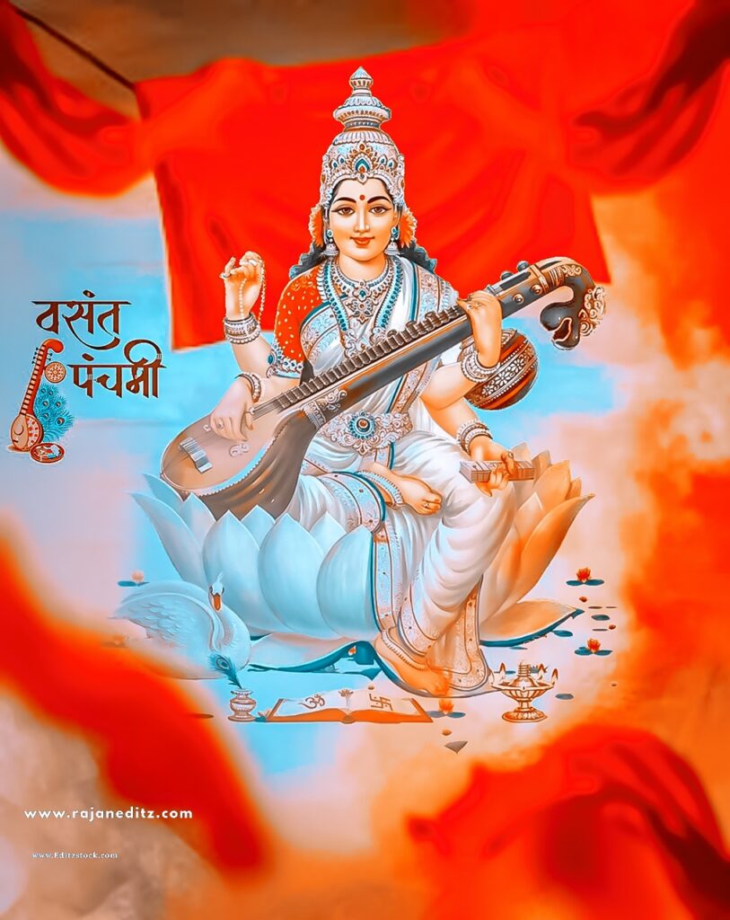 Picsart Saraswati Puja Editing Background