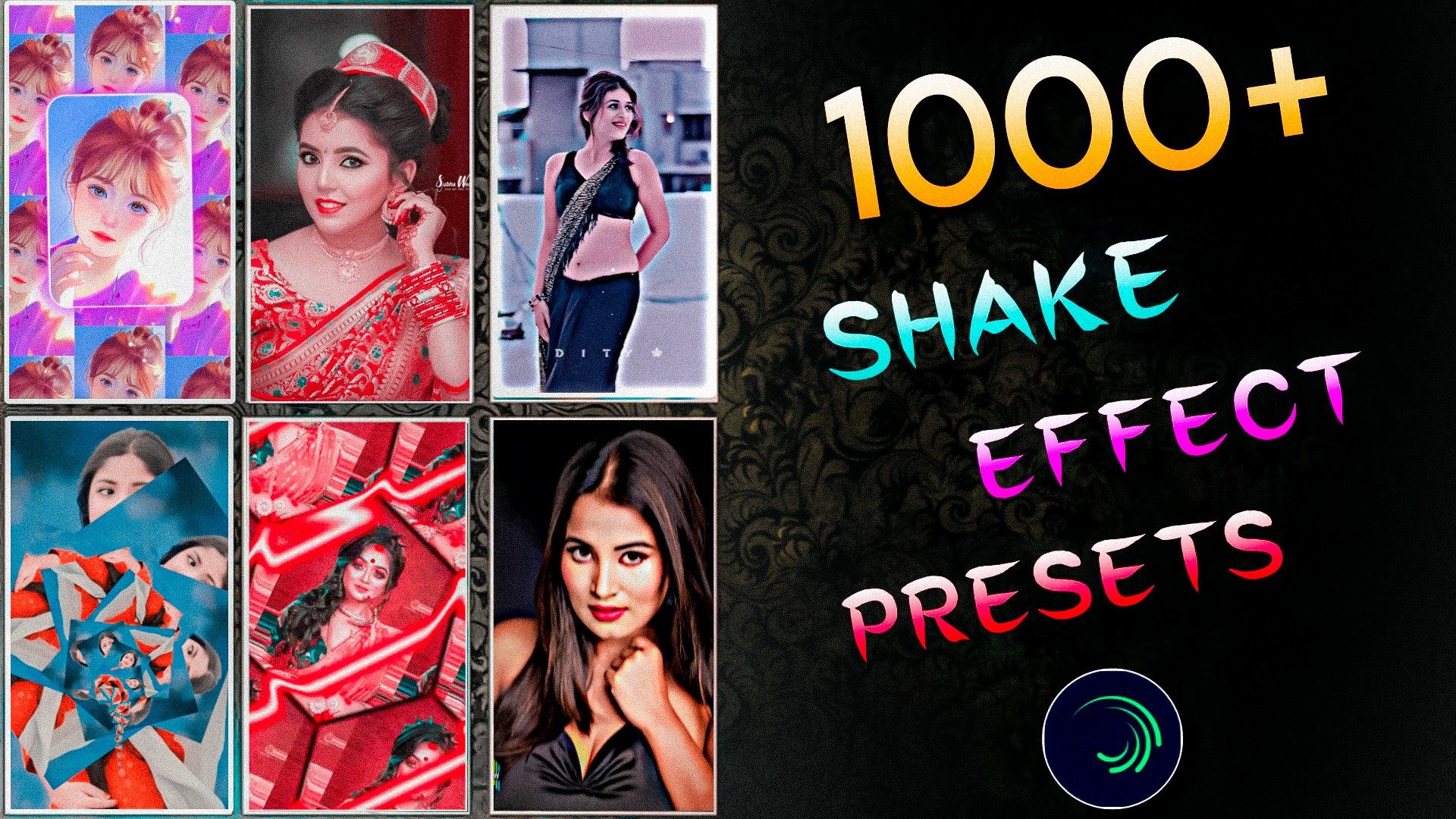 1000+ Alight motion shake effect presets
