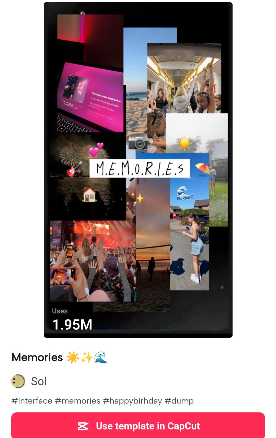 Memory Dump CapCut Template Link 2023 Top 2 Trending Capcut Templates