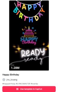 Happy Birthday CapCut Template Link 2023 | Birthday CapCut Templates