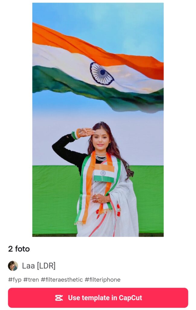 15 August Independence Day Capcut Template Free