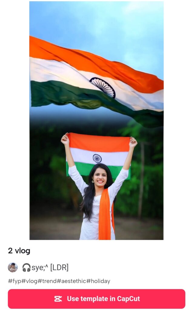 15 August Independence Day Capcut Template Link