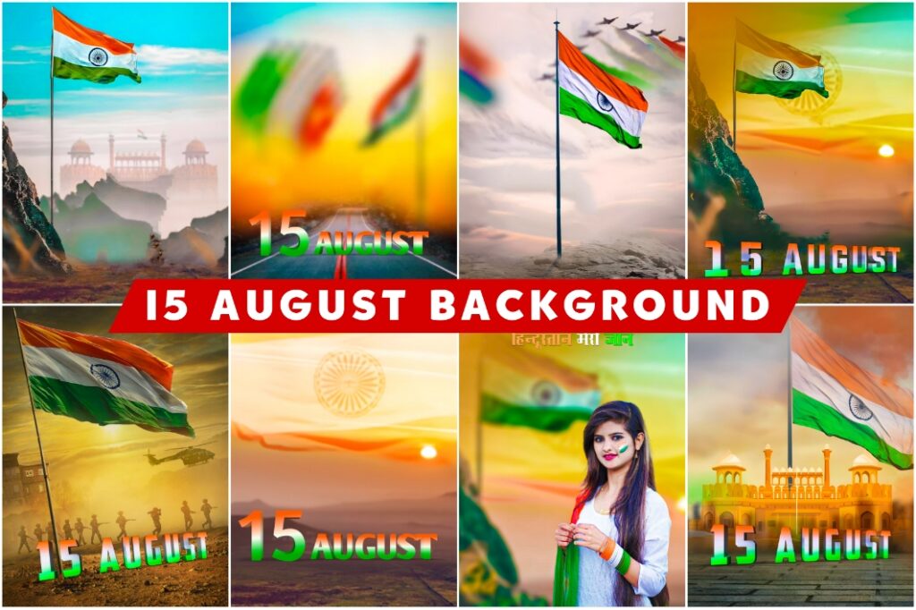 15 August Photo Editing Background 2023