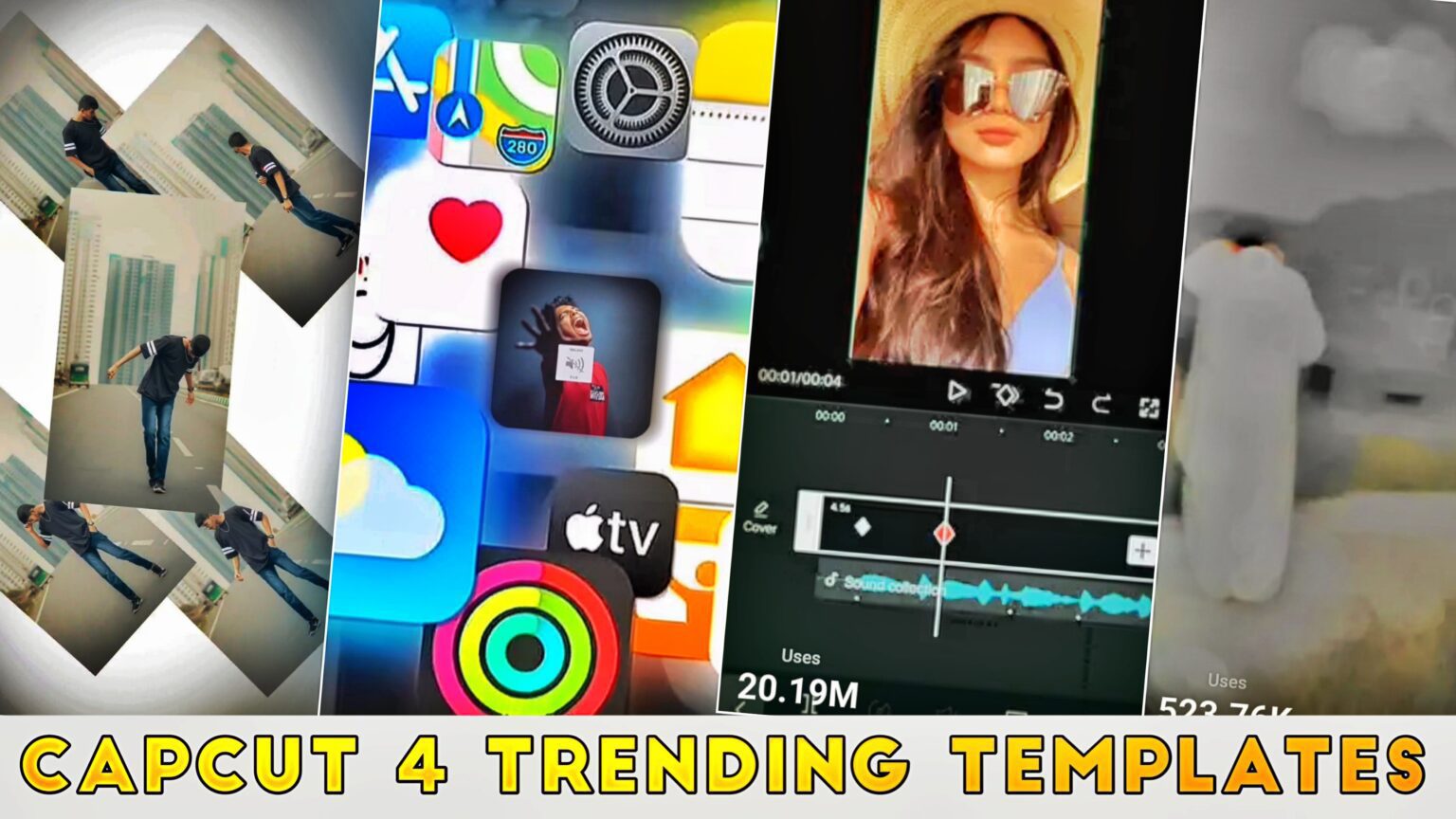 Top 4 Latest New Trend CapCut Templates Link 2023