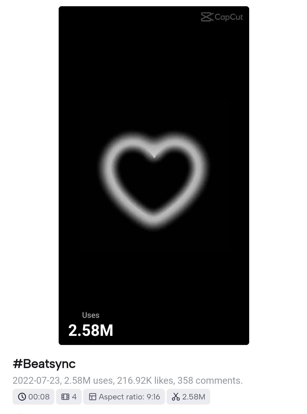 Beat Sync Capcut Template Link 2023