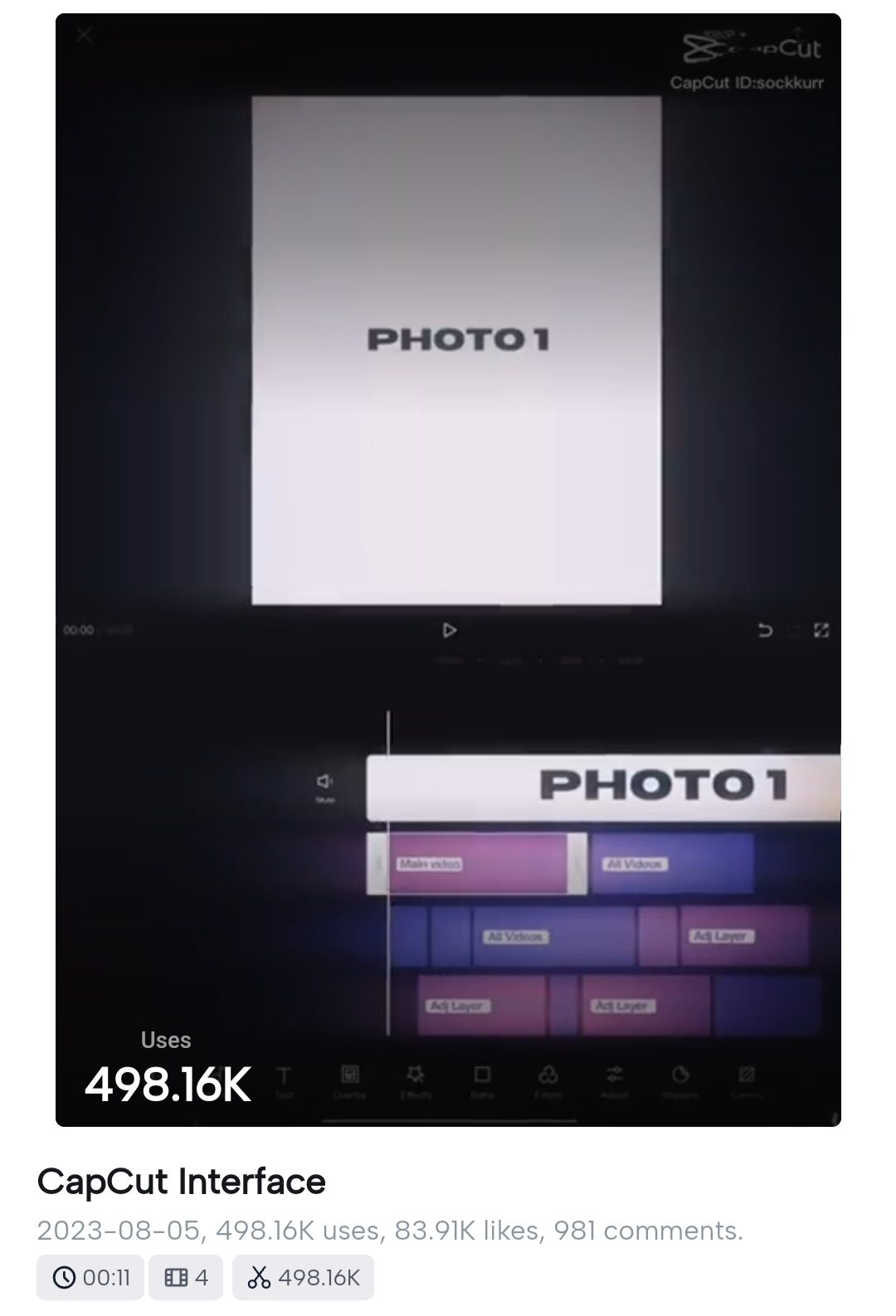 CapCut InterFace Capcut Template Link 2023 (100% Working Template)
