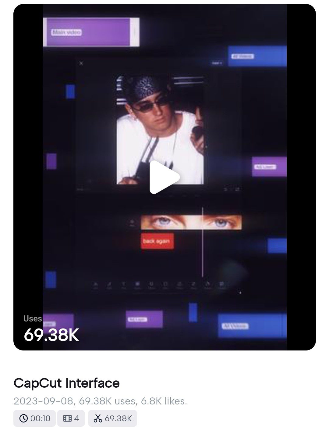 CapCut InterFace Capcut Template Link 2023 (100% Working Template)