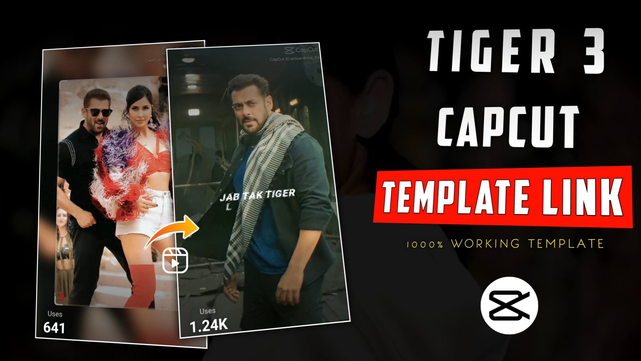 Tiger 3 CapCut Template Link 2023 ( Tiger 3 100% Working Template)