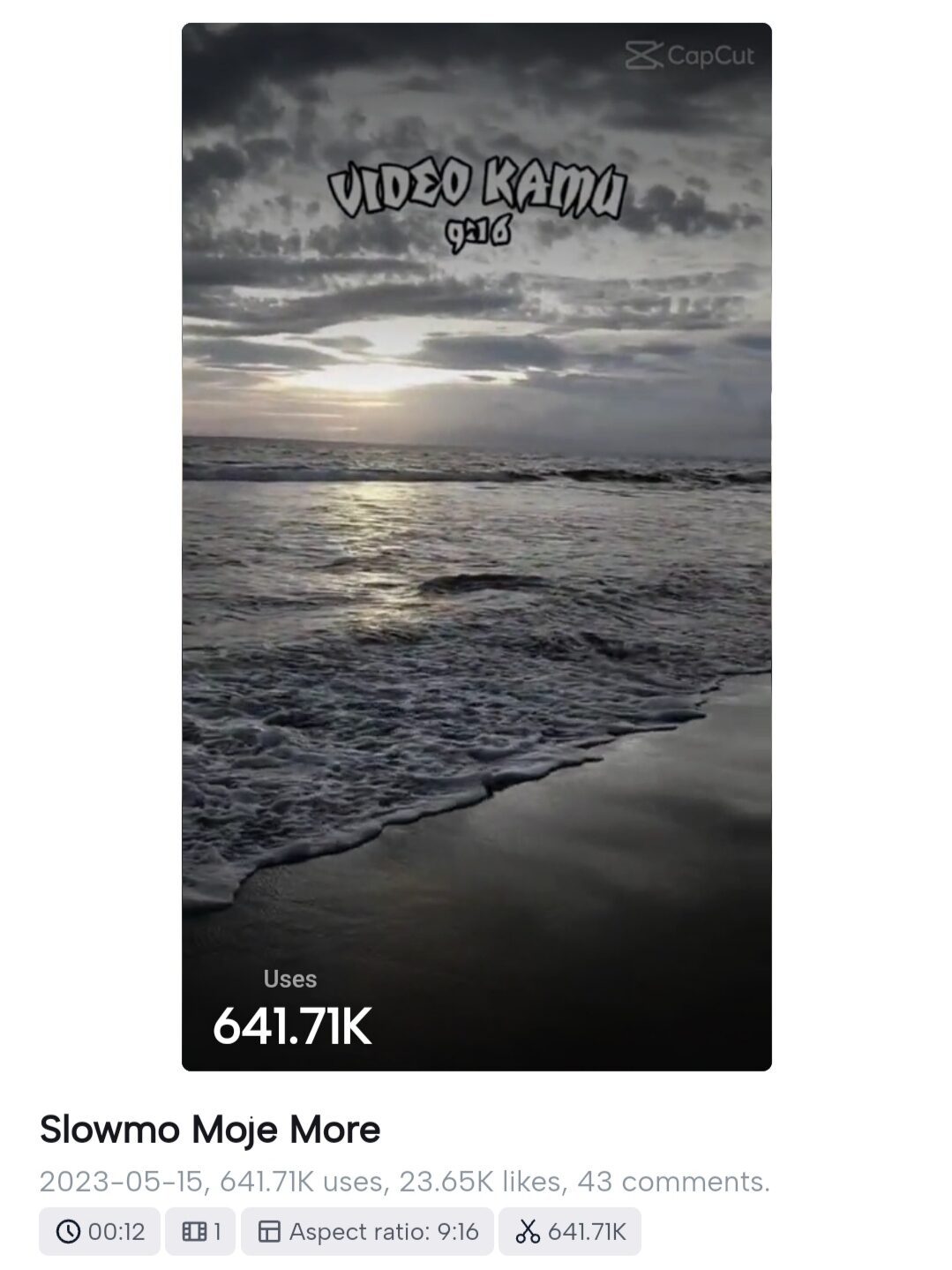 Moye Moye CapCut Template Link 2023 (100% Working Template)