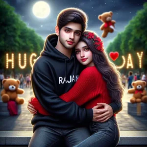 Hug Day Name Ai Photo Editing Prompt