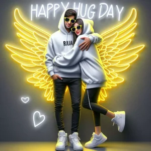 Hug Day Wing Name Ai Photo Editing
