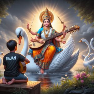 Saraswati Puja Ai Photo Editing Trend