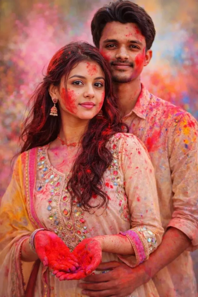 Google Gemini Holi Couples Ai Photo Editing Prompts