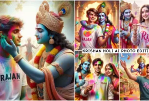Krishna Holi 3d Images Ai Photo Generator