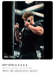 New Gym Edit Capcut Template