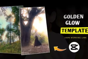 Golden Glow Effect Capcut Template