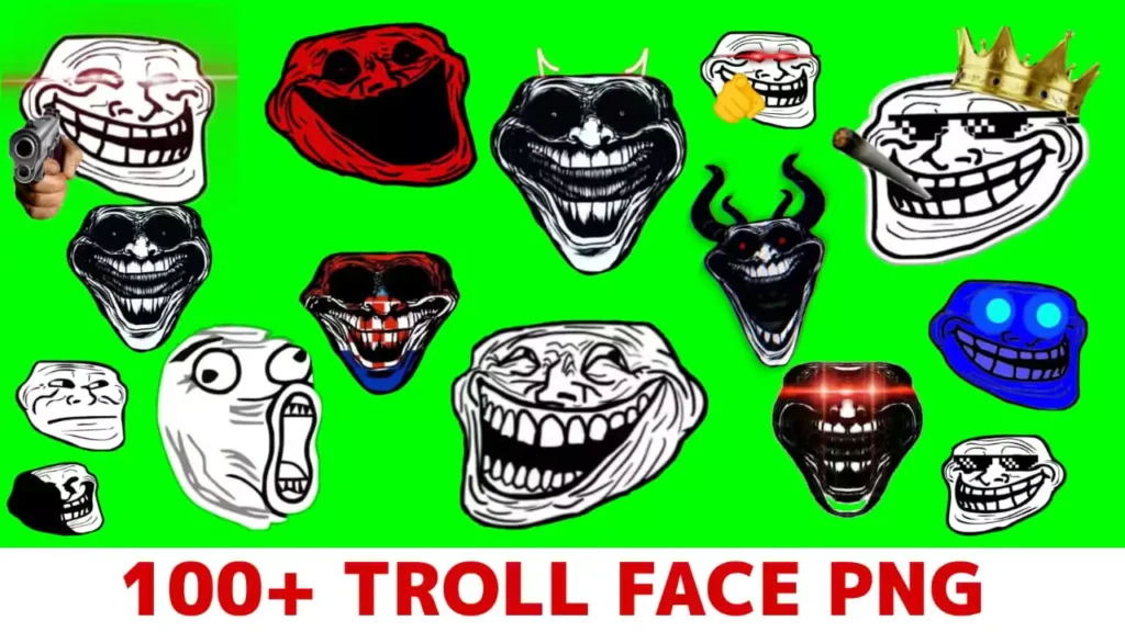 100+ Troll Face Png Pack