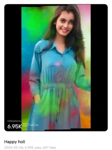 2026 Happy Holi Capcut Template